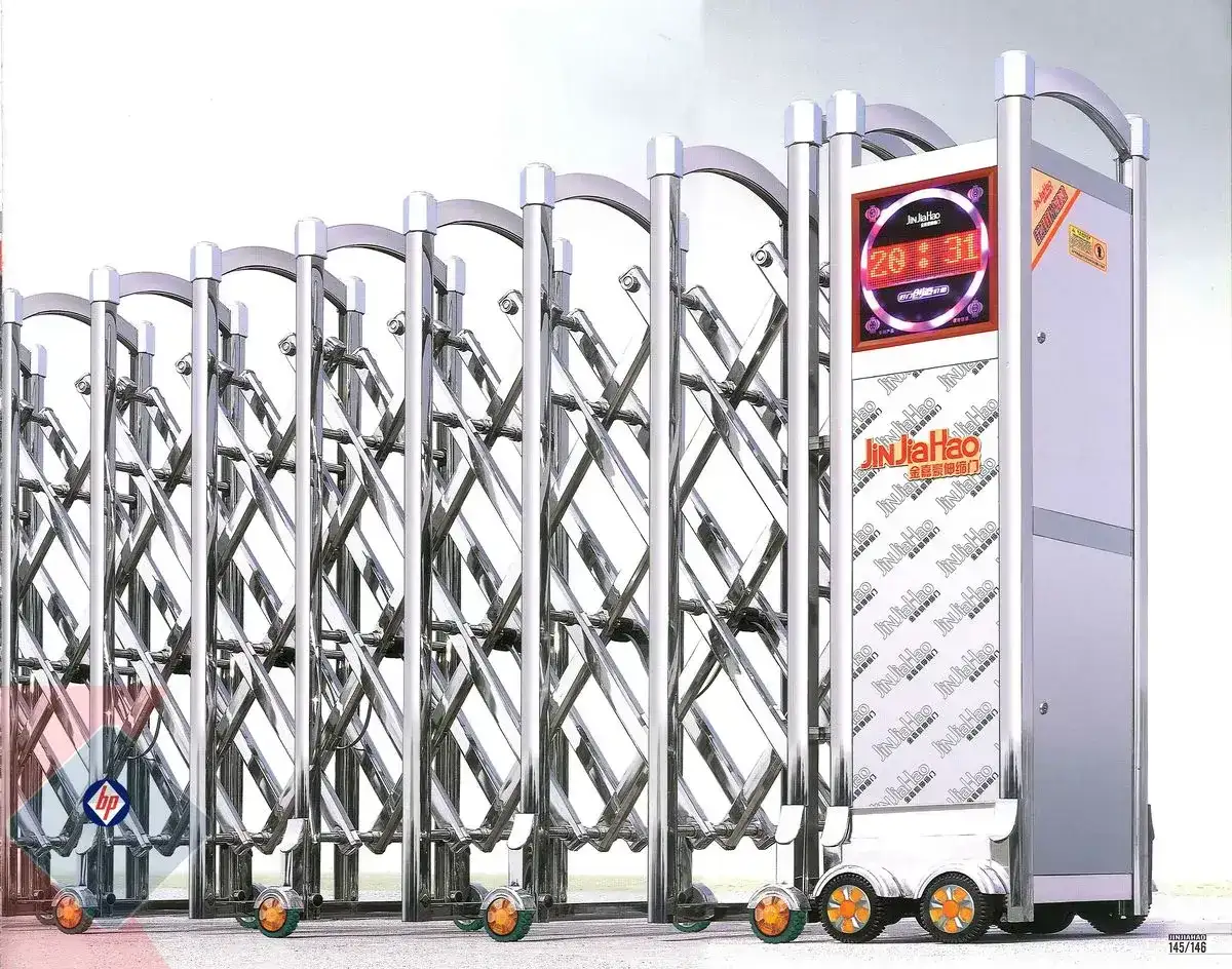 Báo Giá Cổng Xếp Tự Động, thi công, Lắp Đặt tại HCM