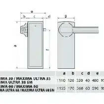 Thanh chắn barrier Maxima Ultra 68 SM