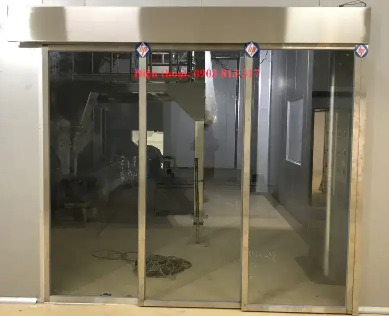 Cửa trượt xếp lớp tự động Sinil - Hàn Quốc